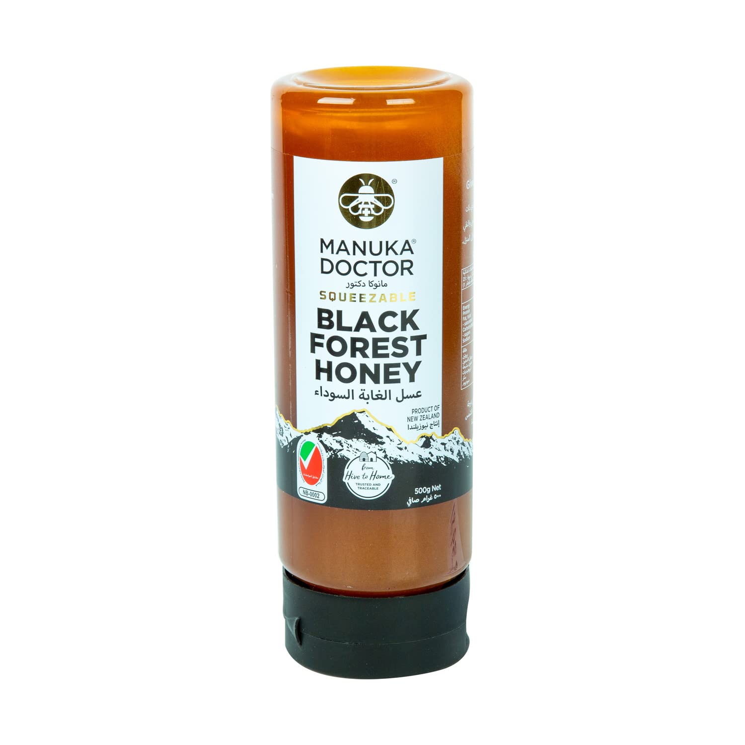 Manuka Doctor Squeezable Black Forest Honey, 500g