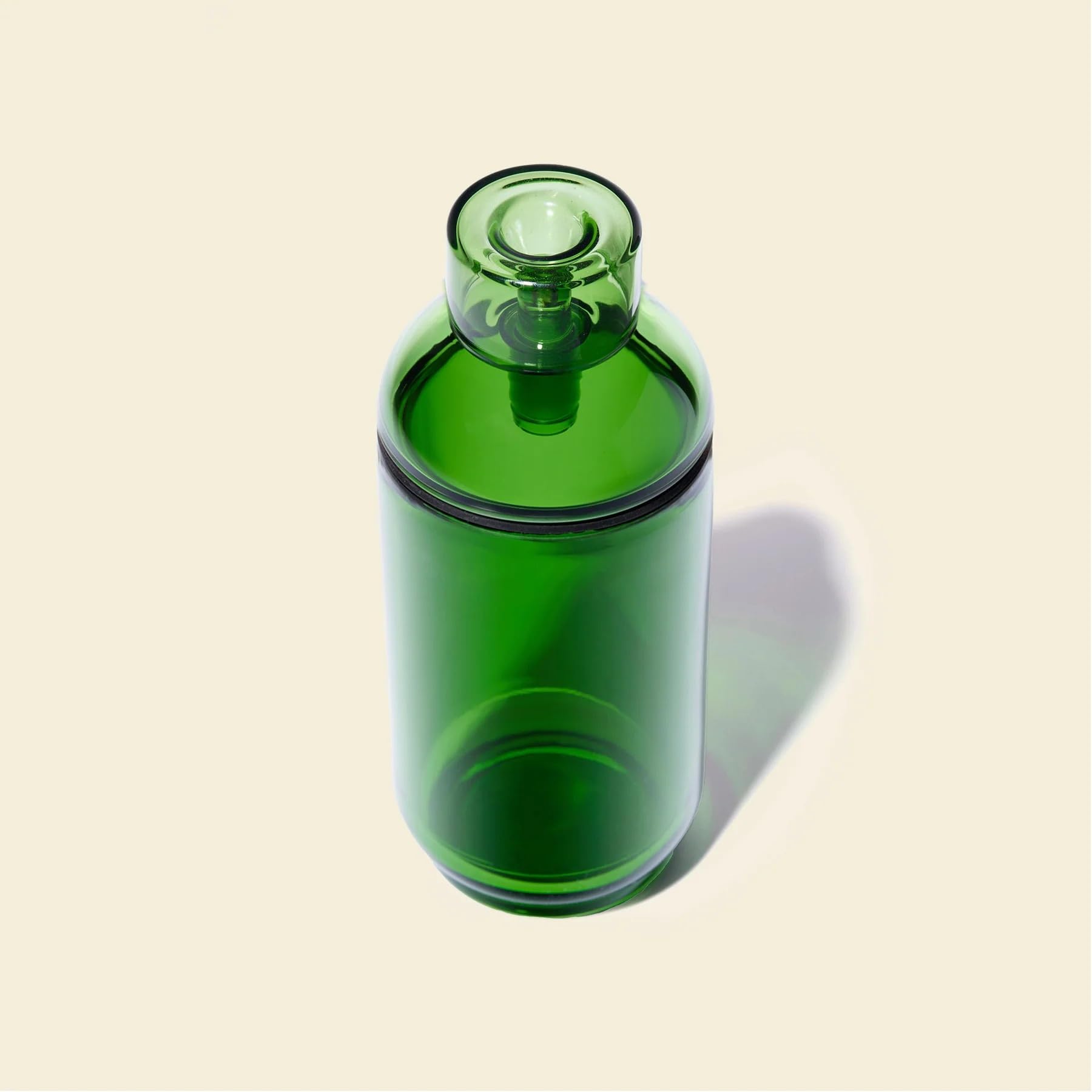 NWTN Home Vesper Gravity Bong | Vintage Glasbong Wasserpfeife aus Borosilikatglas zum Rauchen mit 14 mm Kopf, Glas-Wasserpfeife für den Tisch (Emerald)