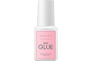 Super Strong Nail Glue for Acrylic, Gel, and Tips: Makartt's Durable and Long-Lasting Adhesive