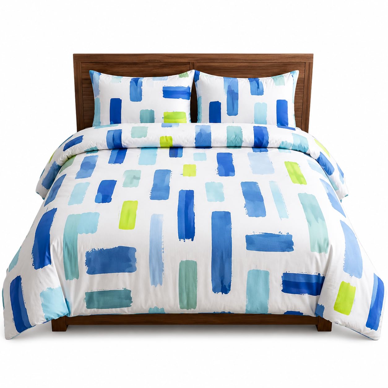 Rajai Cover Double Bed Cotton Blend | Duvet Cover 90x100 Inches with Zipper Closure | Quilt Cover Comforter Cover King Size Washable Blanket Cover for All Seasons, Colorful Abstract-image-40