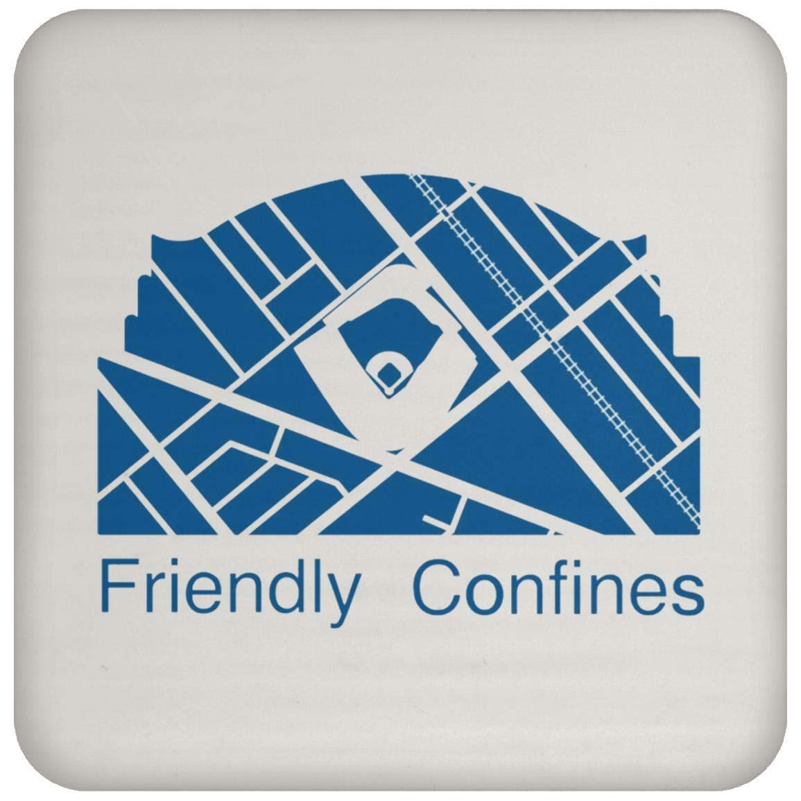 ThirtyFive55 Wrigley Field Friendly Confines Coaster