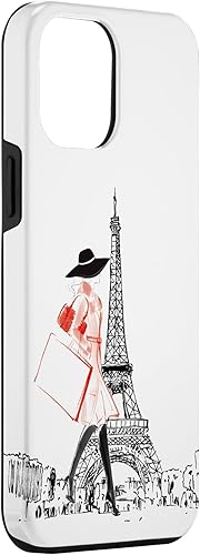 Miniatura 3 de iPhone 12 Pro Max vintage París mujer - Caso de la torre Eiffel