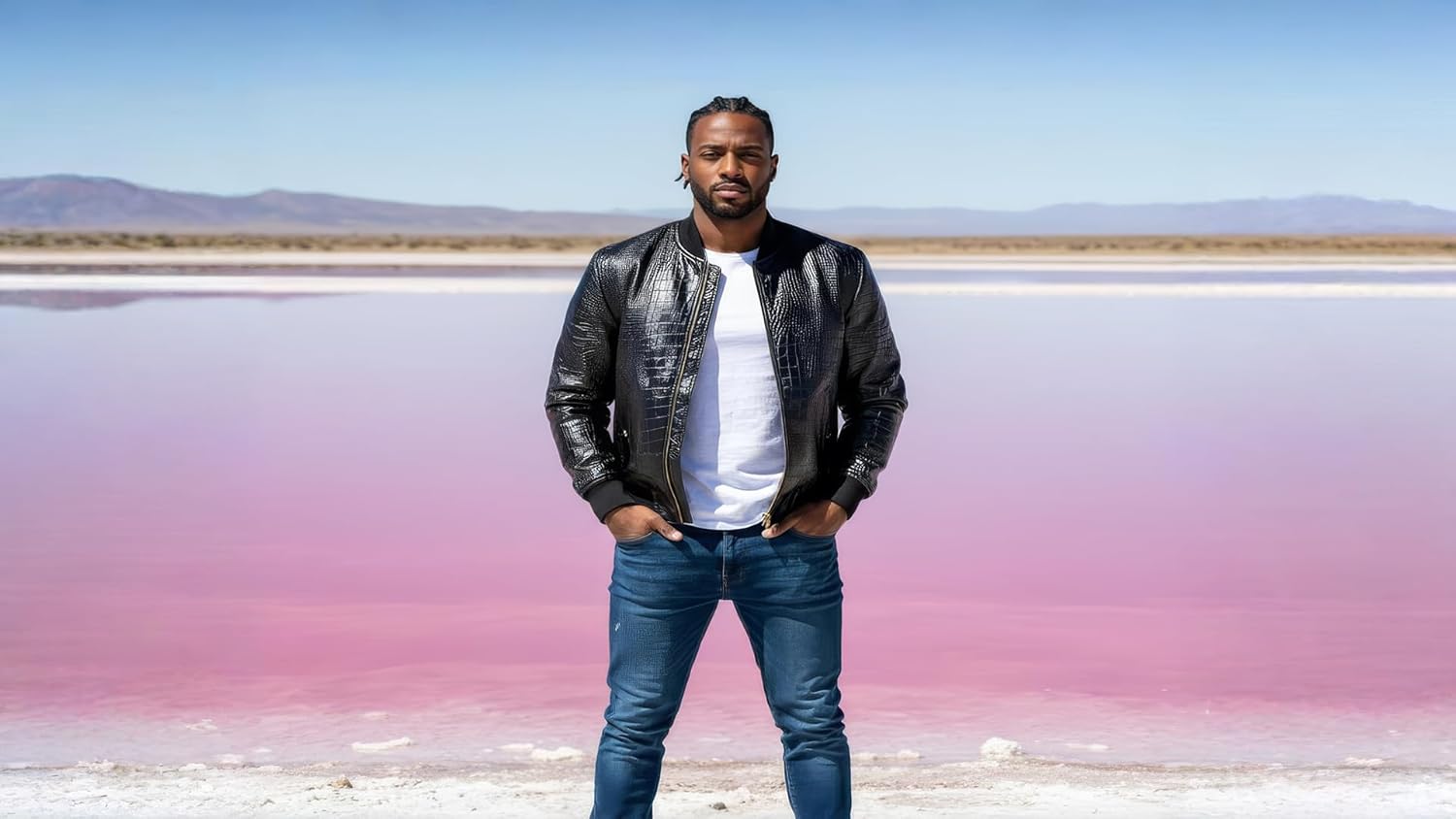 Men’s Real Leather Bomber Jacket Genuine Leather Outerwear for Men - Image 6