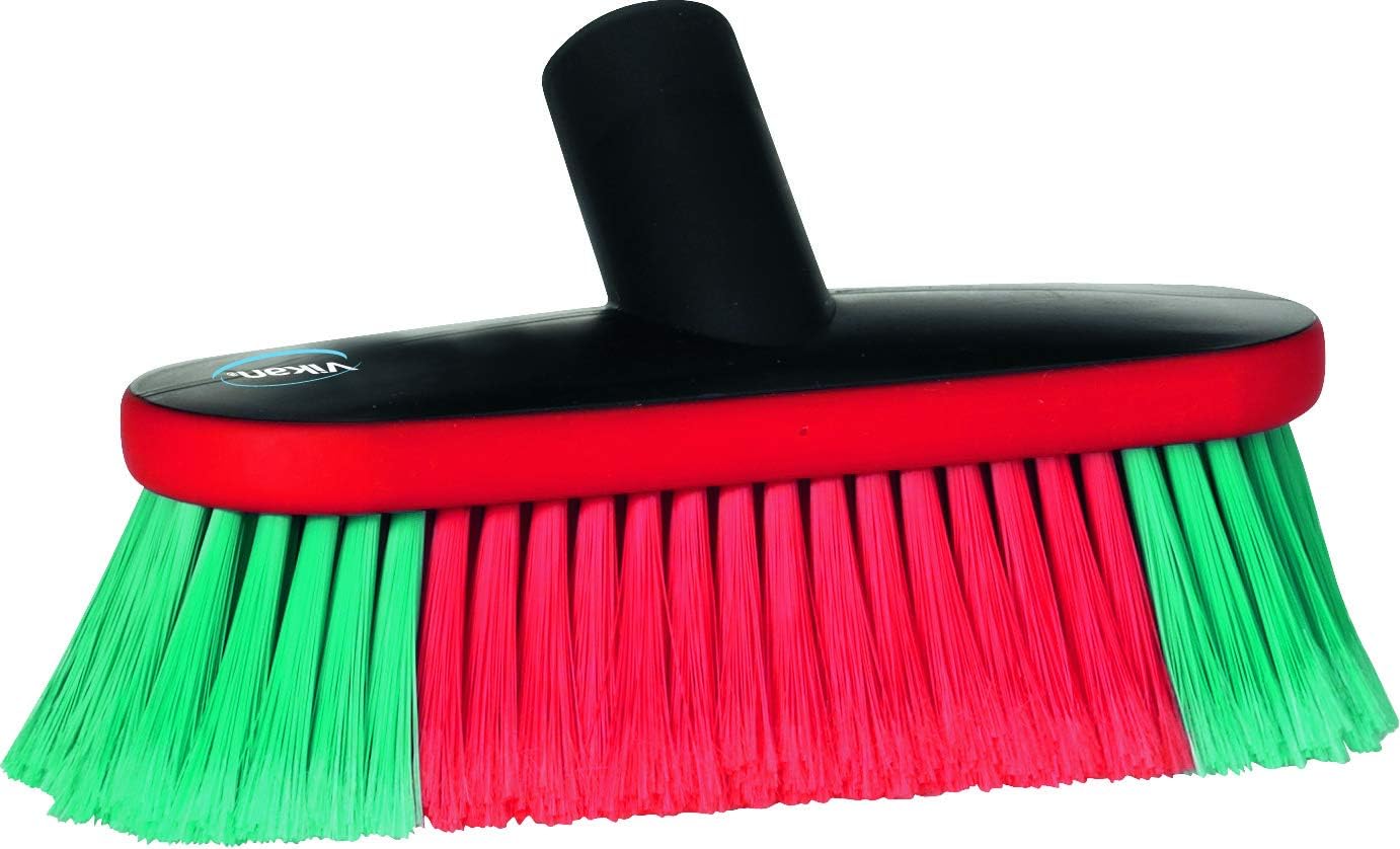 526952 Water Fed Vehicle Brush, Soft/Split, Black, 230 mm Length, 100 mm Width, 120 mm Height