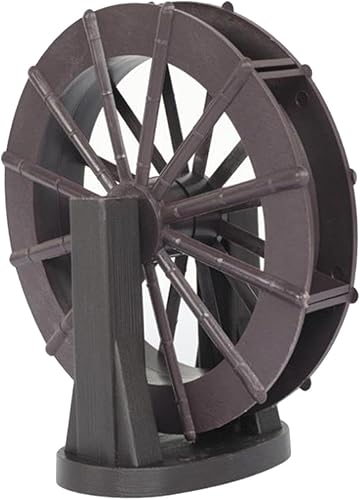 Fengshui - Rueda de agua, fuente de agua, accesorios para fotos, fuente de agua rocosa, miniture, lavadora a presión de rueda de agua para