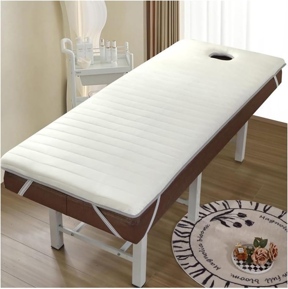 Wimpern Liege Matratze Faltbare Massageliegen-Matratze mit Memory-Schaum – Weiche, Atmungsaktive und rutschfeste Auflage für Kosmetik- und Spa-Liegen,Style 2,180×60cm
