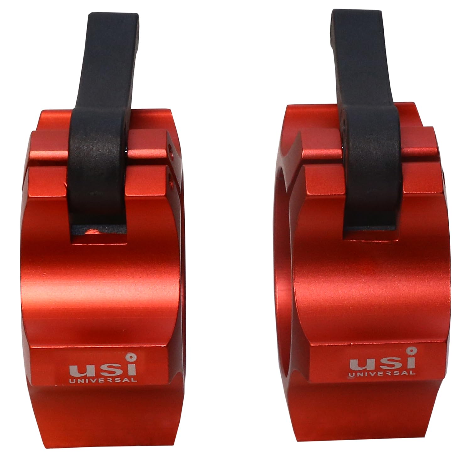 USI UNIVERSAL Olimpijskie obroże sztangowe, LJAL aluminiowe olimpijskie zamki sztangowe, szybkie odpinanie, 5 cm, zaciski do sztangi, zaciski blokujące sztangę, talerze obciążenia, klipsy do obroży do