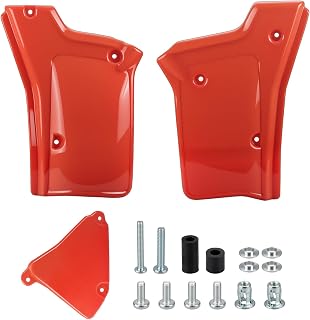MOTO1988 Left Right Red Side Panels Covers Set For Honda 1984-2002 XR200R XR250R
