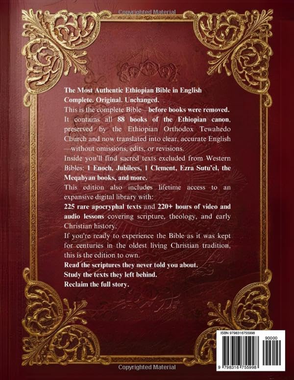 The Most Authentic Ethiopian Bible In English Complete: Featuring the Book of Enoch, Missing Apocrypha, Lost Scriptures, and Many More Ancient Sacred Texts - Image 2