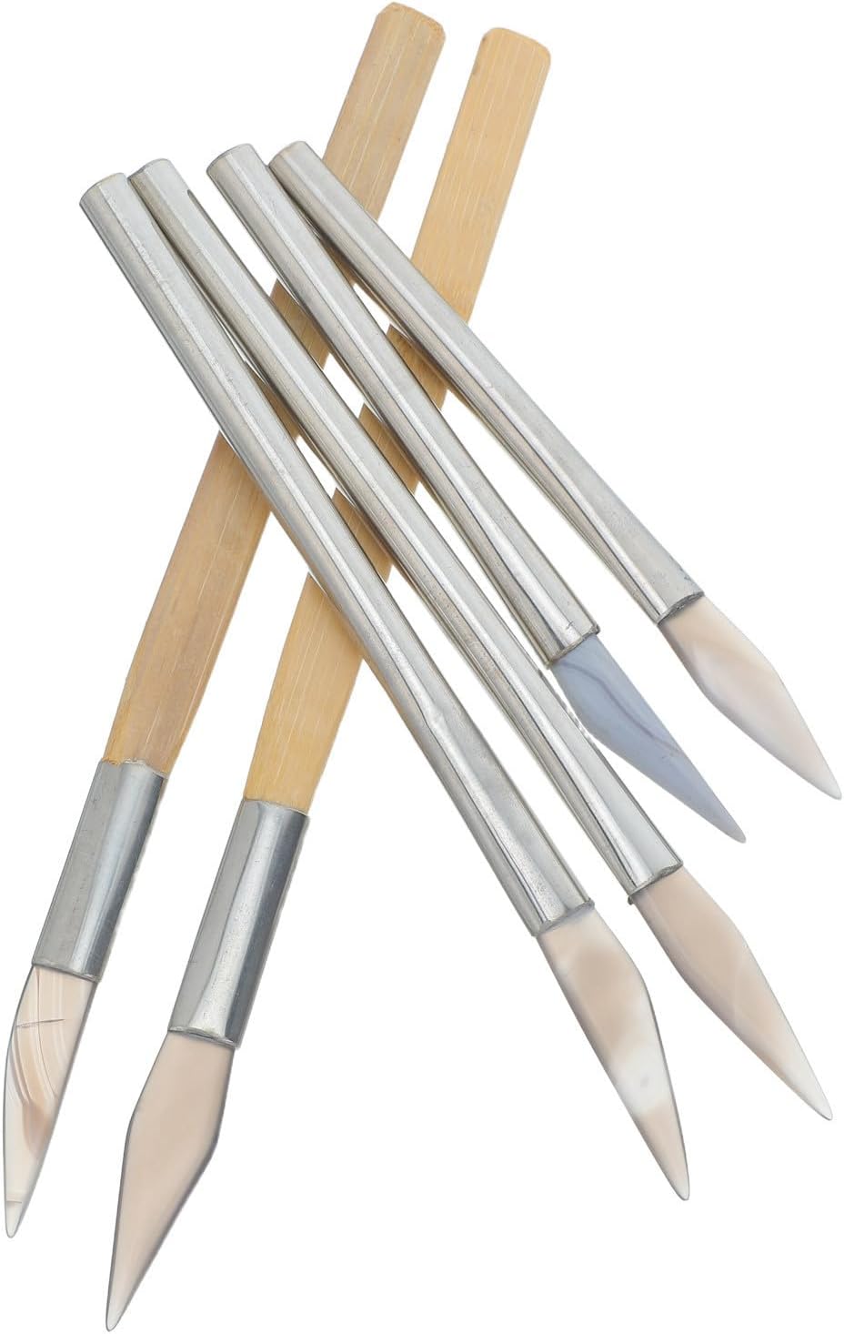 6pcs Agate Burnisher Tool for Jewelry Making Gold Platinum