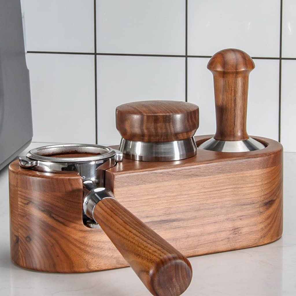 Juego de 1 distribuidor de café expreso para nivelador de palma, herramienta de madera