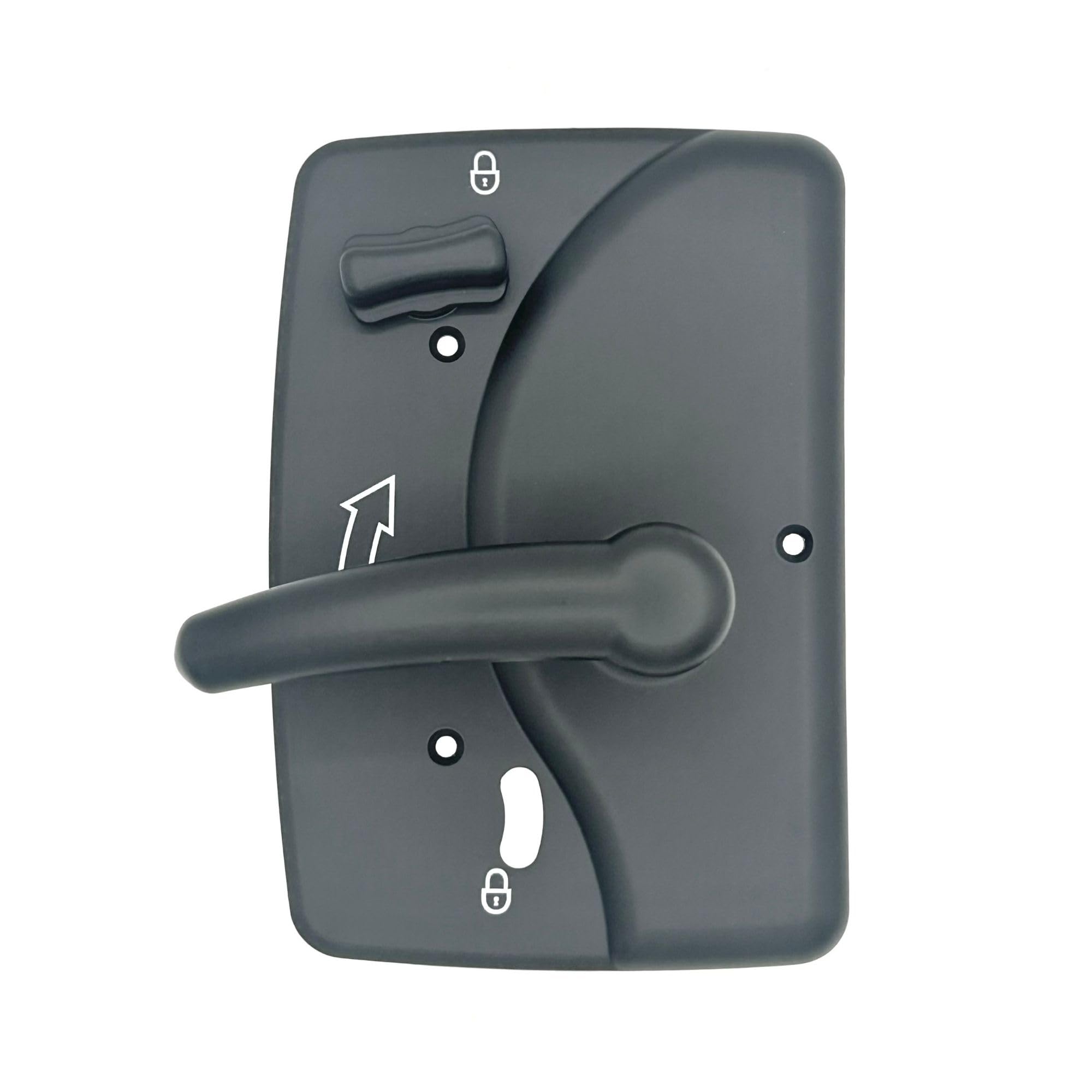 TriMark Interior Door Handle for PTL RV, Camper & Motorhome Doors – Choose 1.5" or 2" Thick Door Fitment (1.5" Door Thickness)