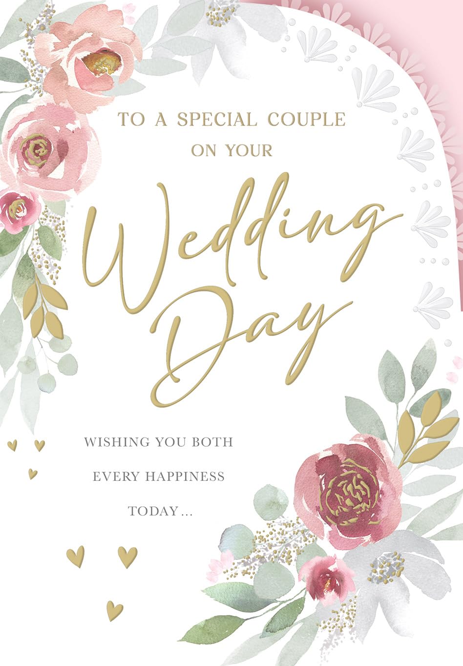 Wedding Card, To a Special Couple on Your Wedding Day - 9 x 6 inches - Regal Publishing