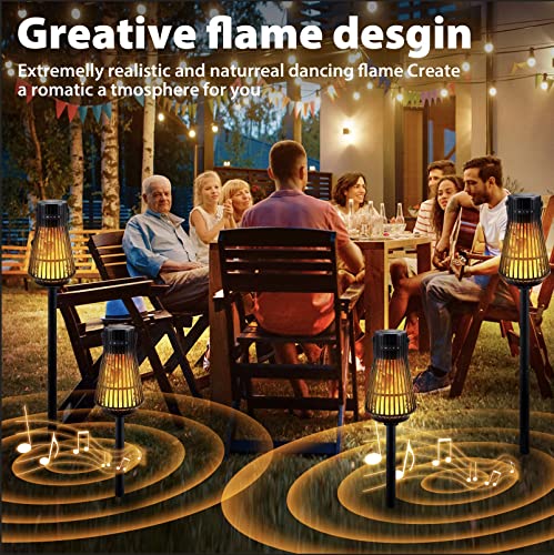 Tesoorda Outdoor Bluetooth Flame Speaker 2Pack Waterproof with Torch Light - image 6