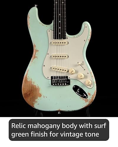 Amazon.com: KGD Relic Electric Guitar,Roasted Maple Neck and