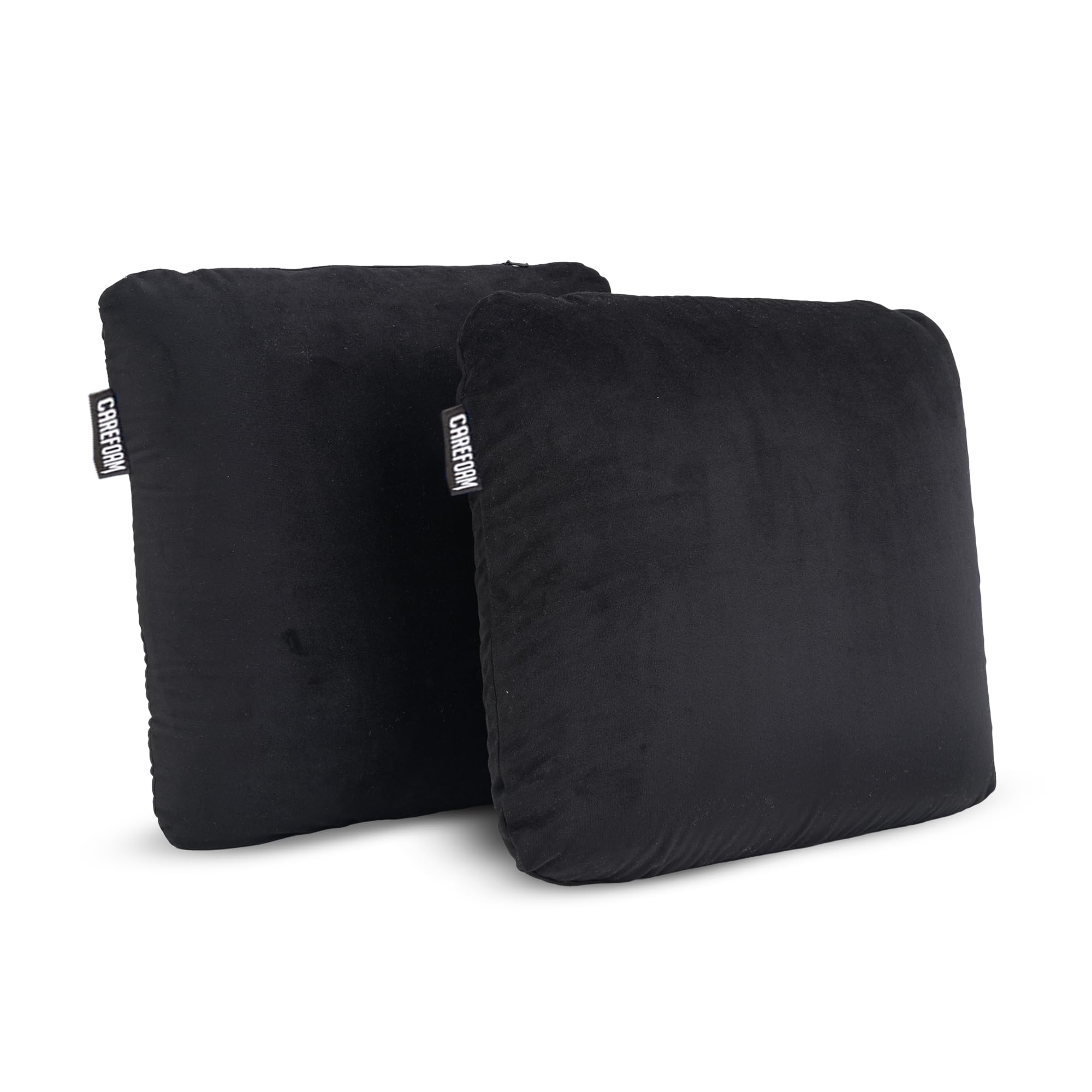 CareFoam Memory Foam Square Cushion for Car, Sofa/Diwan, Bed, Chair & Decoration | Highly Durable, Hypoallergenic | 14"x