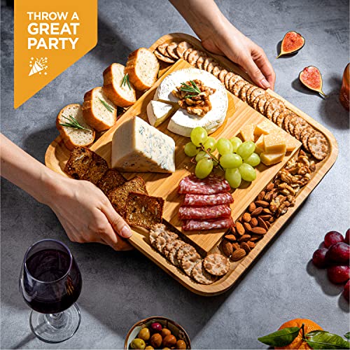 Personalized Cheese Board Charcuterie Board - Custom Engraved Cheese Serving Platter - Personalized Gifts, Wedding Gifts, Housewarming Gift And Birthday Gifts For Women Or Men #TOP5