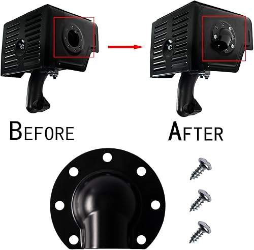 Miniatura 5 de JMCHstore Deflector de escape mejorado para Predator 420cc 459cc 13 hp, Honda GX390 389cc 11.7hp, motor de motor de gasolina DuroMax, GX240 GX270
