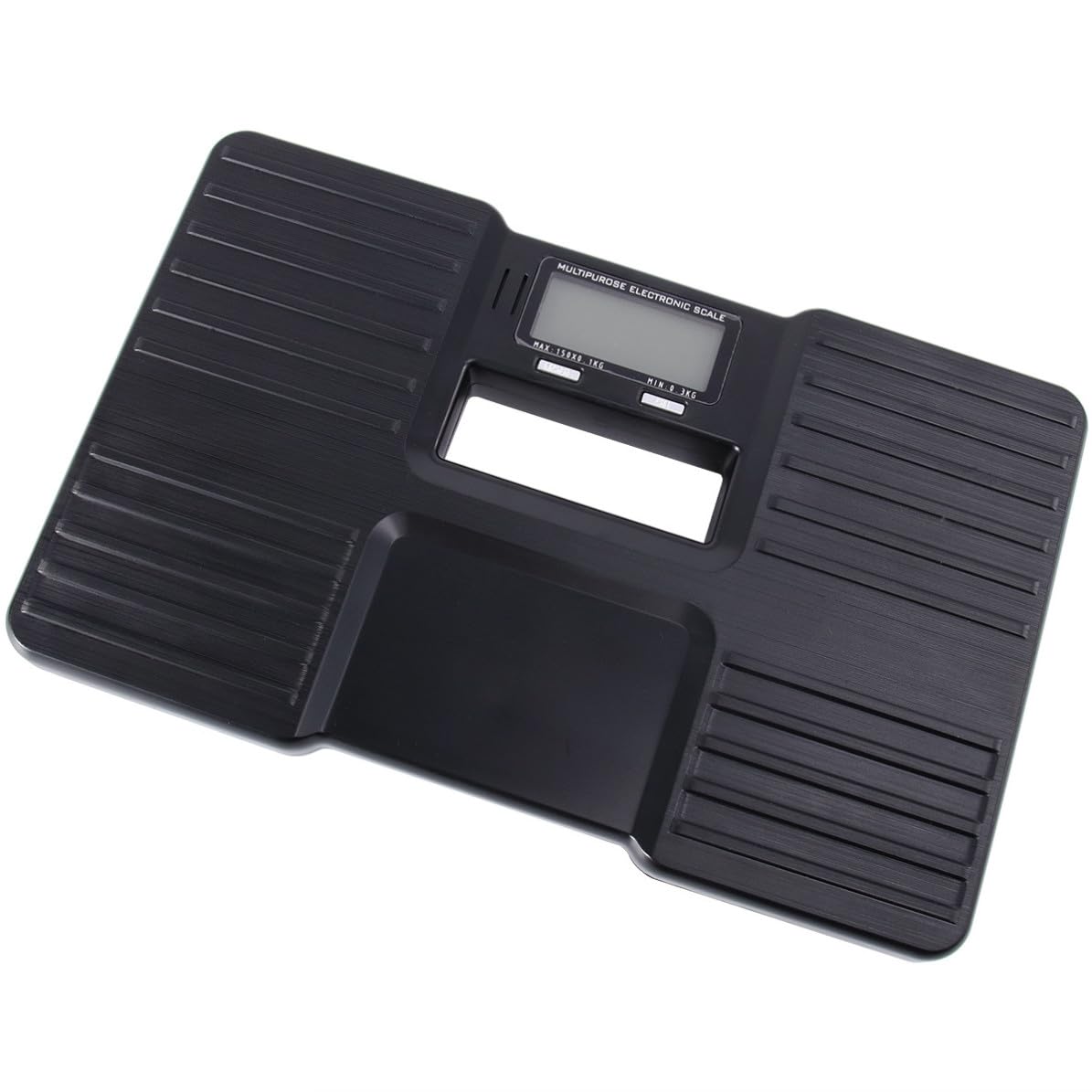 Báscula Digital de Equipaje y Paquetería de Plástico, 150kg, Negro