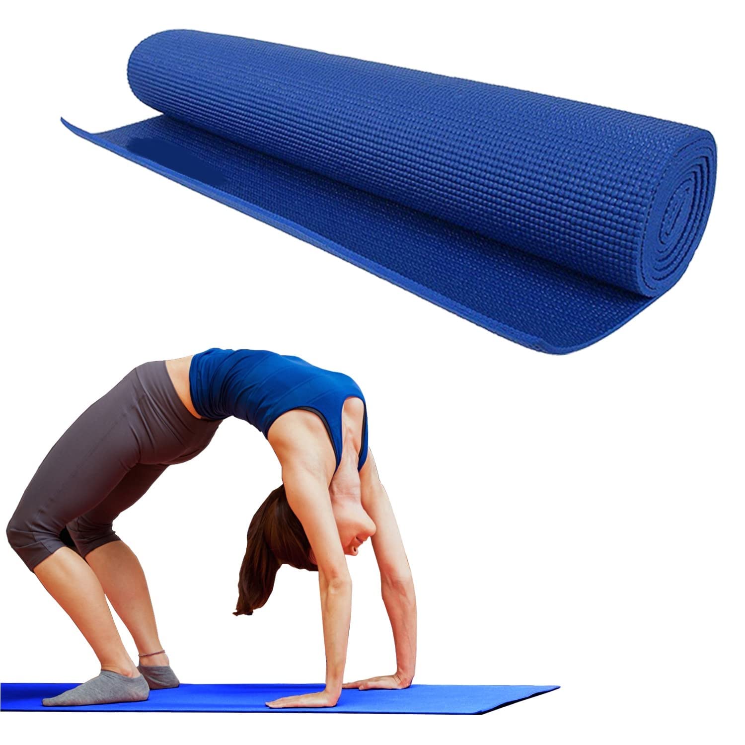 TEJISHA MART Yoga and Exercise Mat Anti Skid Mat for Gym & Floor Exercise (B09PHBHJBX) Amazon Price History, Amazon Price Tracker