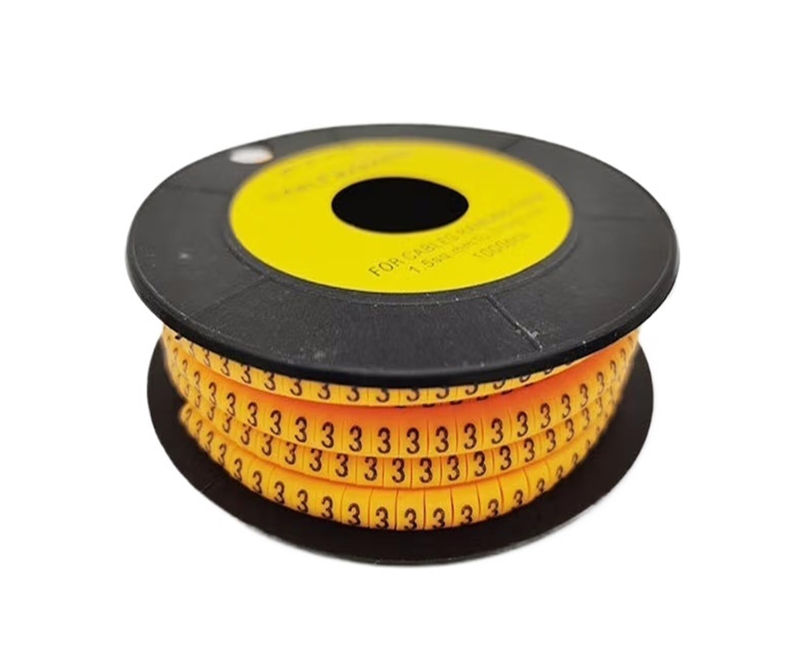 Lyhydma Color-03 Cable Wire Marker 250/500/1000Pcs 0 To 9 Number Wire Marker Spiral Wrapping Colored