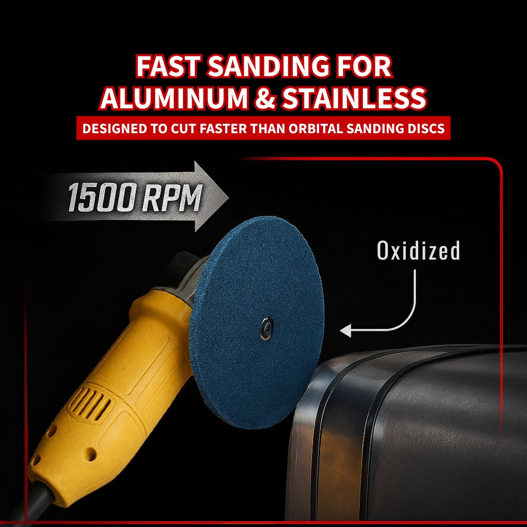 Buffing Disc - Aluminum & Stainless Steel Prep -6