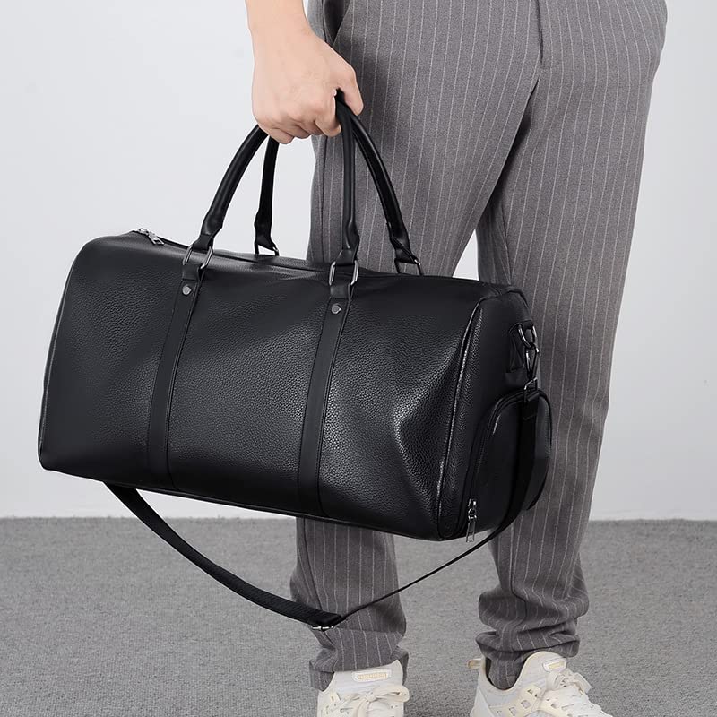Sac de voyage en cuir synthétique imperméable et chic