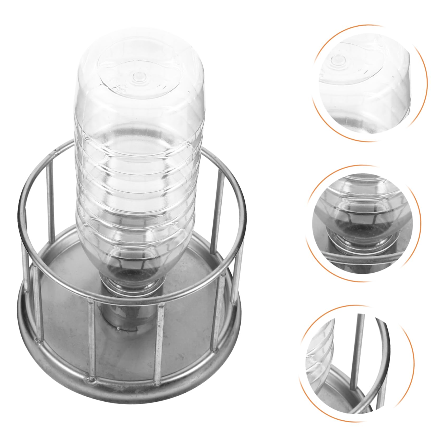 3piezas Comedero y Bebedero Inoxidable para Tortugas y Reptiles Plato Multifuncional para Terrarios para Alimentación y Agua Diseño Antisalpicaduras