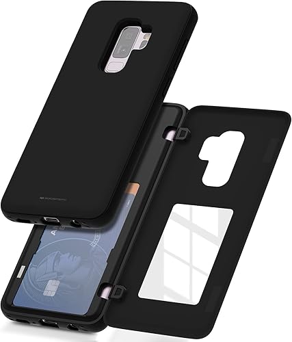 Miniatura 225 de GOOSPERY Parachoques magnético para puerta compatible con Galaxy S23, tarjetero tipo cartera, cierre automático, protección de doble capa resistente