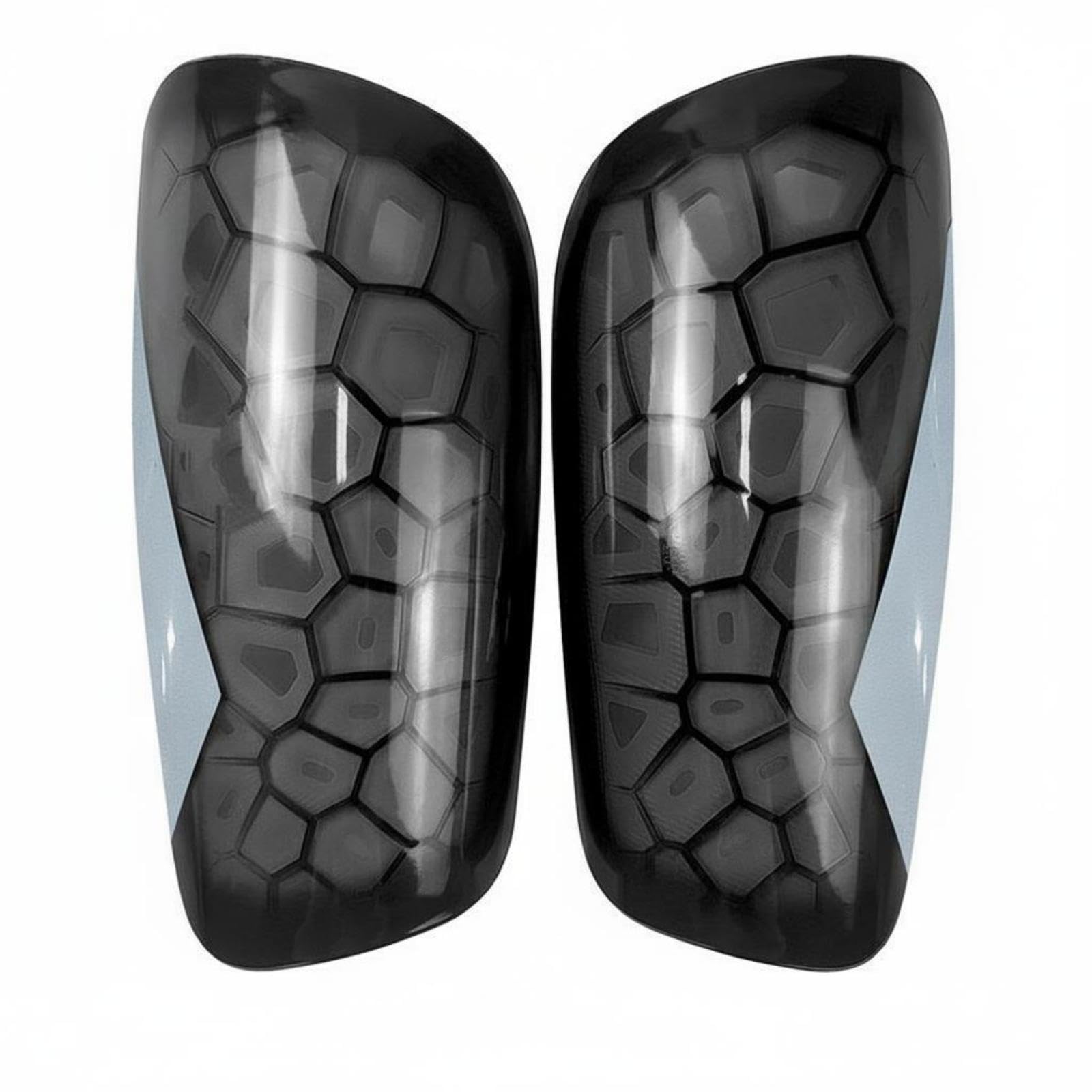 Soccer Shin Shock Absorption Protection Football Shin Pad Lightweight Leg Protector for Adults, Teens, Matches, Training Black Kids-image-32