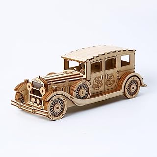 3D Wooden Puzzles Vintage Car Model Kits, Brainteaser and Puzzle for Christmas/Birthday,Gifts for Adults and Teens to Build Combination