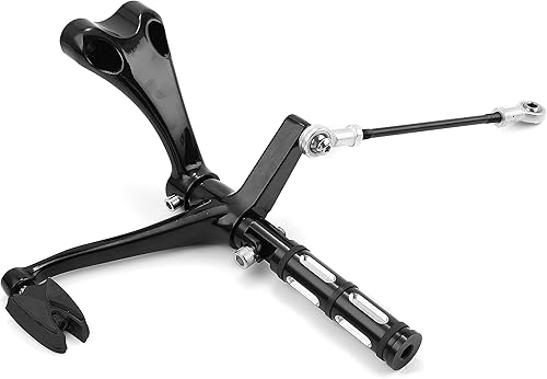 Miniatura 147 de TCT-MOTORPARTS Juego completo de clavijas de pie para Harley Sportster XL883 XL1200 1991-2003 negro 2002 2001 2000 1999 1998