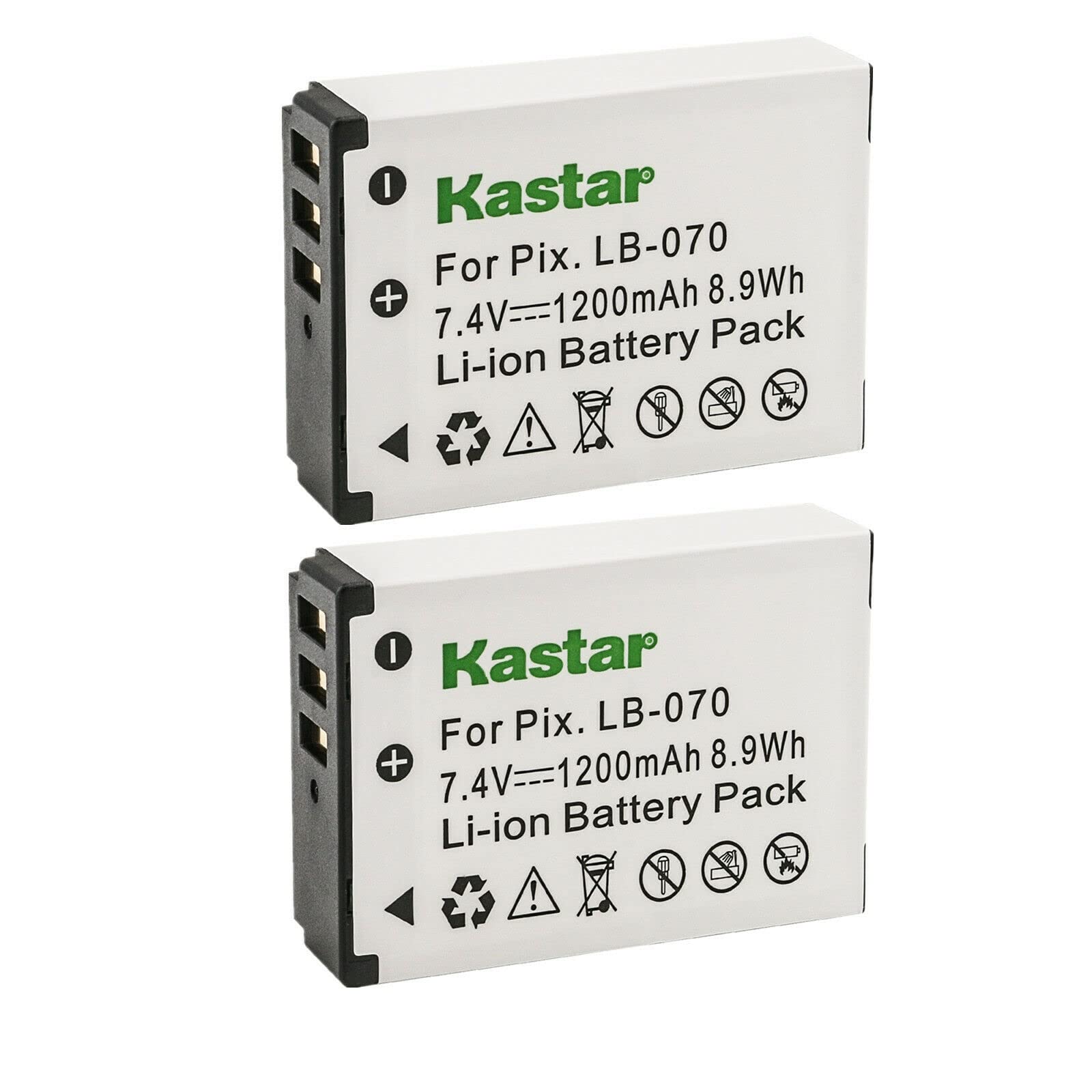 Amazon.com : Kastar LB-070 Battery 2-Pack Replacement for Kodak