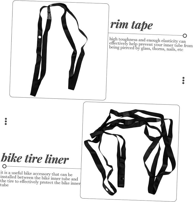 Cinta para llanta de bicicleta PVC KESYOO 2 piezas miniatura 3