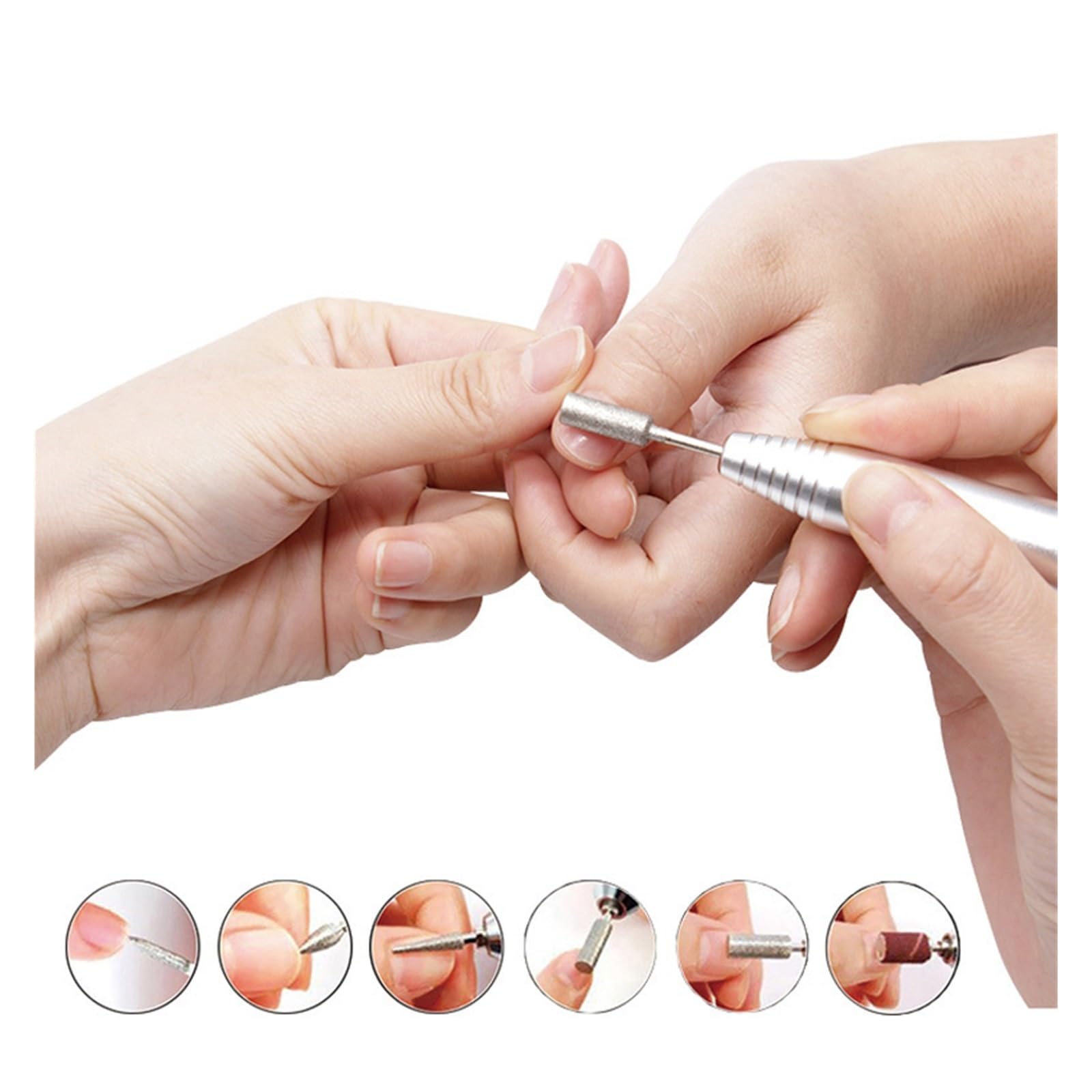 35000 obr./min elektryczna wiertarka do paznokci maszyna manicure wiertła akcesoria zestaw Pedicure ceramiczne wiertło narzędzia