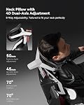 Autofull G7 Gaming Chair - 3-Zone Lumbar, 22-Point Adjustment, Breathable Mesh, Custom Backplate, 720° Armrests, BIFMA Certified Ergonomic, 140° Recline, IGR Certified, Niko Endorsed - Gift for Gamers