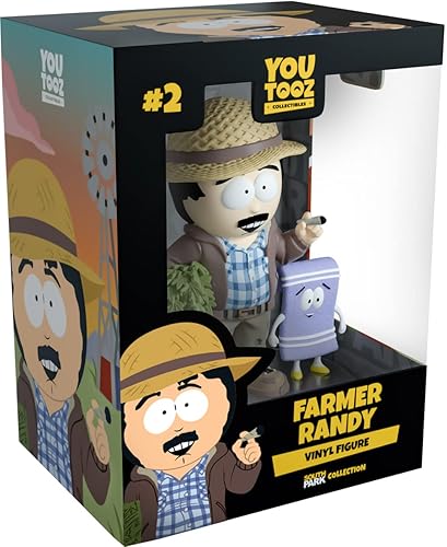 Youtooz Farmer Randy - Figura de vinilo de 4.6 pulgadas, colección coleccionable de granjero Randy de South Park por Youtooz South Park