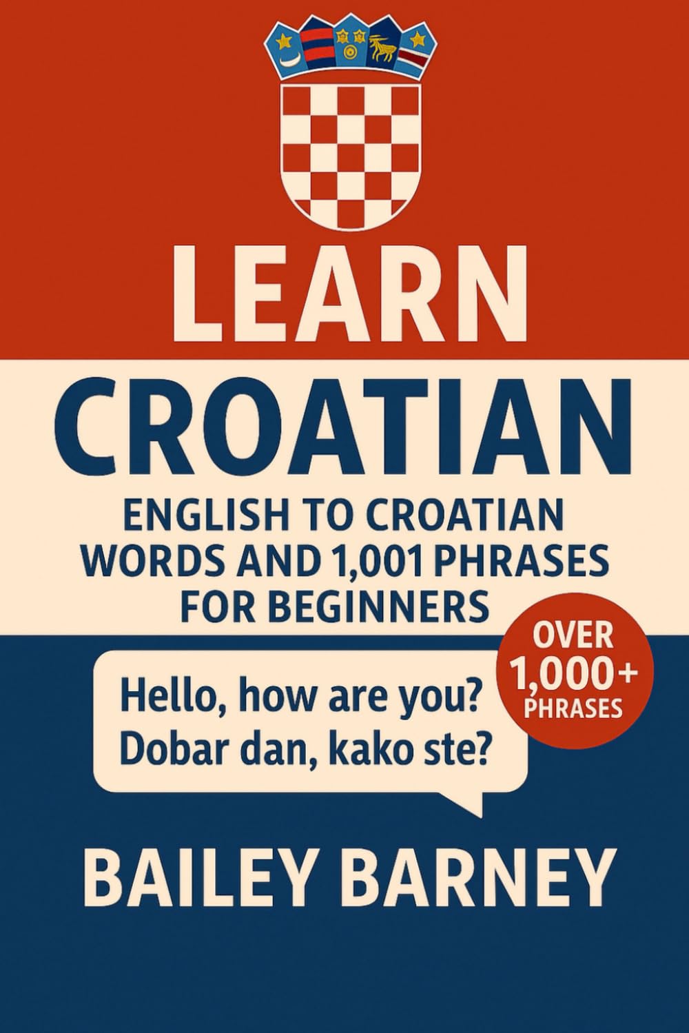 Learn Croatian: English to Croatian Words and 1,001 Phrases for Beginners