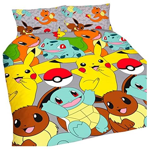 Pokémon Catch Repeat Double Duvet Set Cover