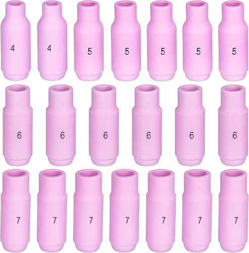 Miniatura 4 de Alffun - Kit de accesorios para linterna TIG de soldar, 68 piezas, para TIG PTA DB SR WP 17 18 26, tapa trasera, cuerpo de colete, boquilla de