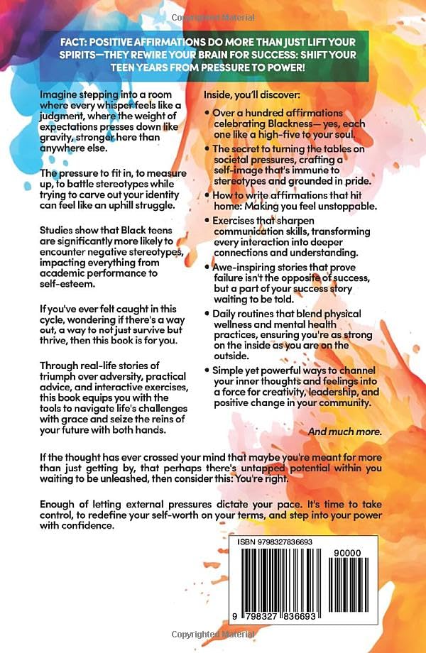 Positive Affirmations Workbook For Black Teen Boys: Build Confidence, Strength, and Key Habits for Success in School, Leadership, and Well-Being in 10 minutes a day (Affirm, Believe, Achieve) - Image 2