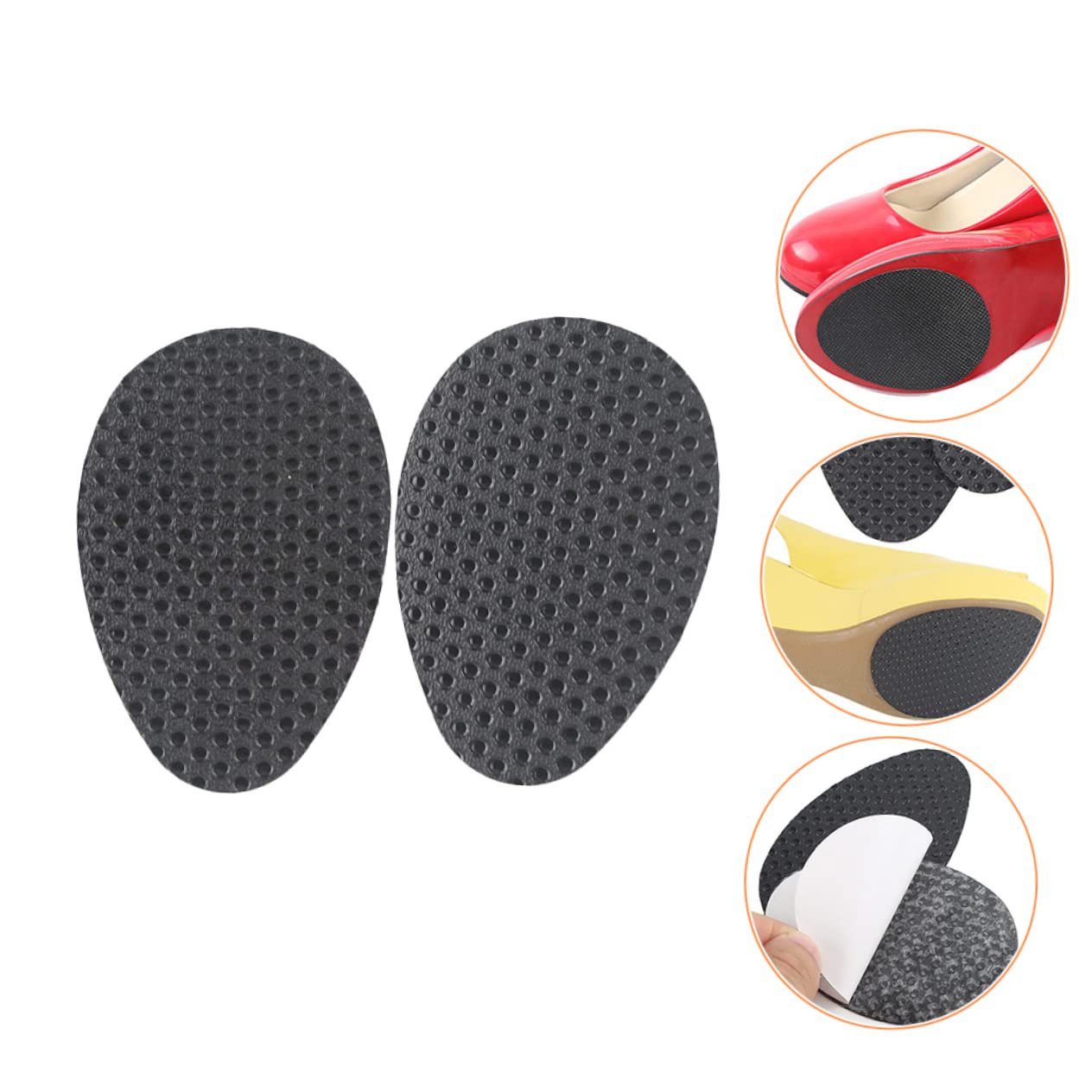 50 Pares Adhesivos antideslizantes para almohadillas para tacones altos taloneras protector de heel protector plantillas zapatos anti-ruido pegatinas cojines de