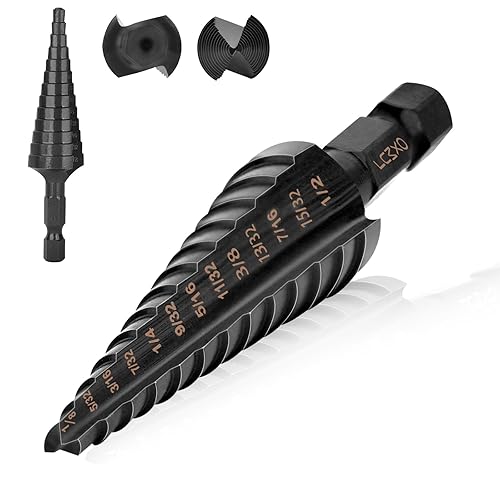 Brocas escalonadas M35 para metal, 18 a 12 pulgadas, broca de cobalto, resistentes para acero inoxidable, acero duro, aluminio, cobre, madera, 13