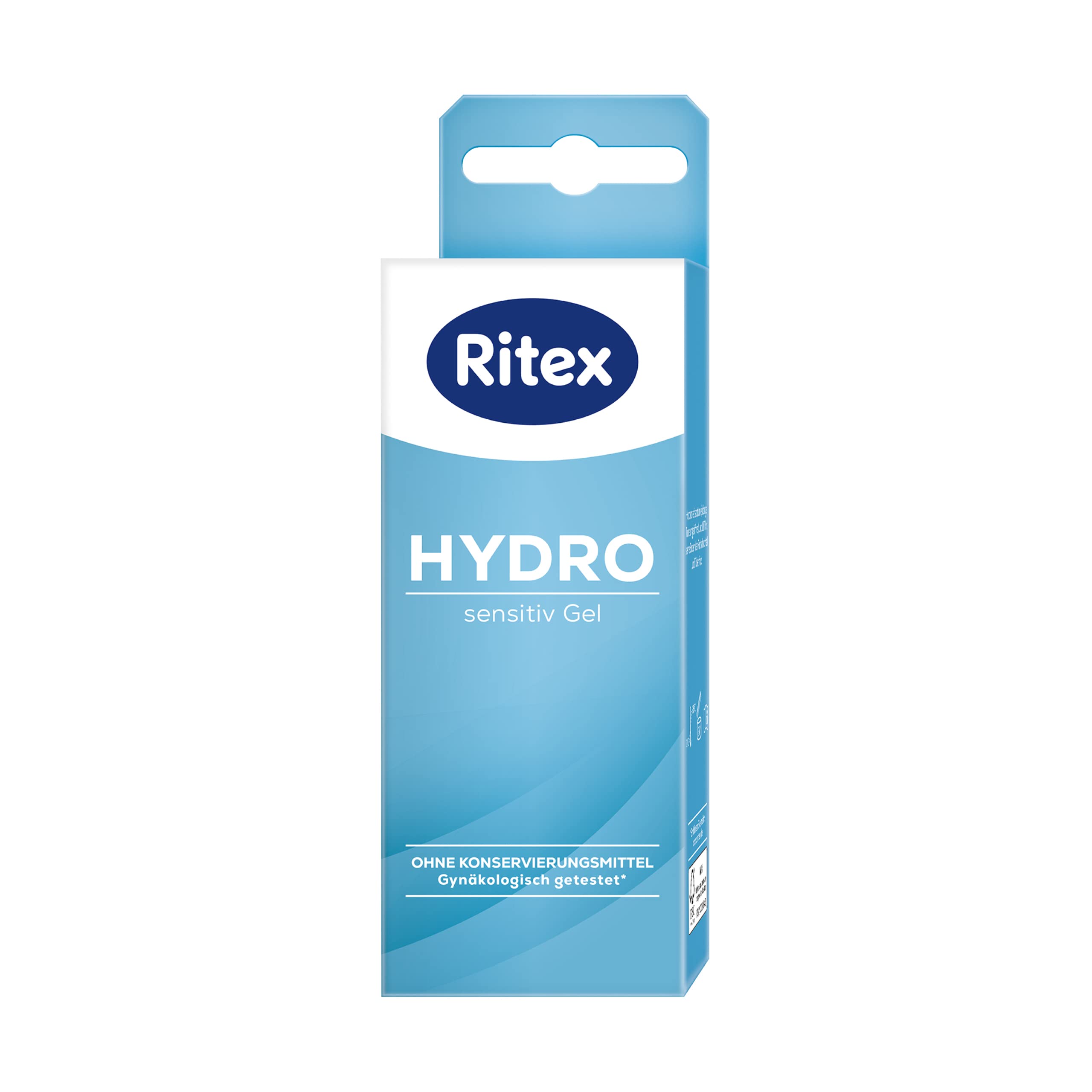 Ritex HYDRO GEL, Sensitiv Gleitgel wasserbasiert, 06149200000 Transparent, 50 ml