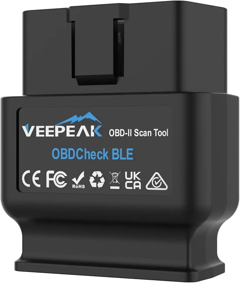 Veepeak iOS & Android Bluetooth 4.0 Car Check Engine Light Code Reader OBDCheck BLE OBD2 Bluetooth Support Scanner Auto OBD II Diagnostic Scan Tool Support Torque OBD Fusion App Bluetooth for iOS & Android 4.0
