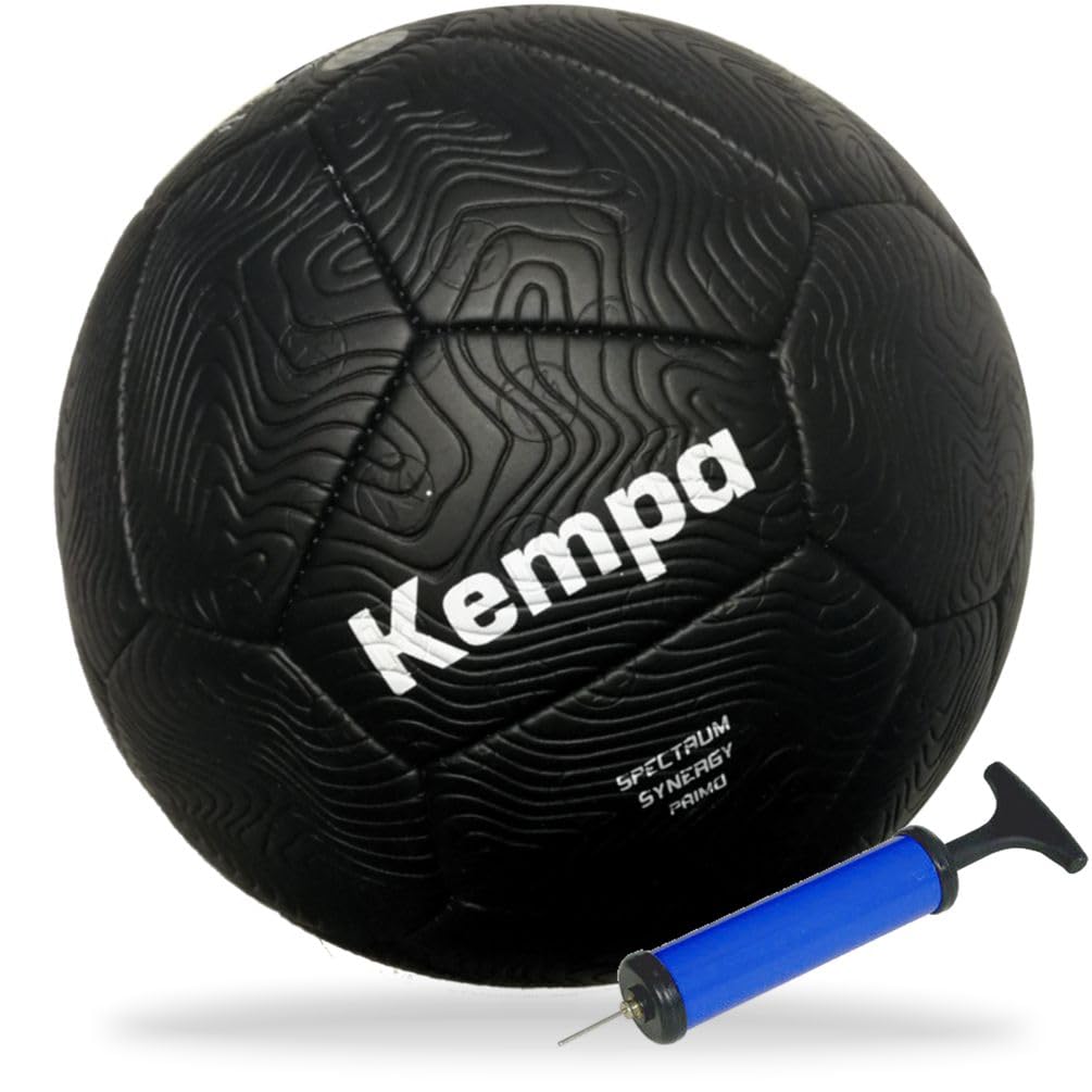 Kempa Sportartikelland Bundle Handball Spectrum Synergy Primo schwarz Größe 2 + Ballpumpe