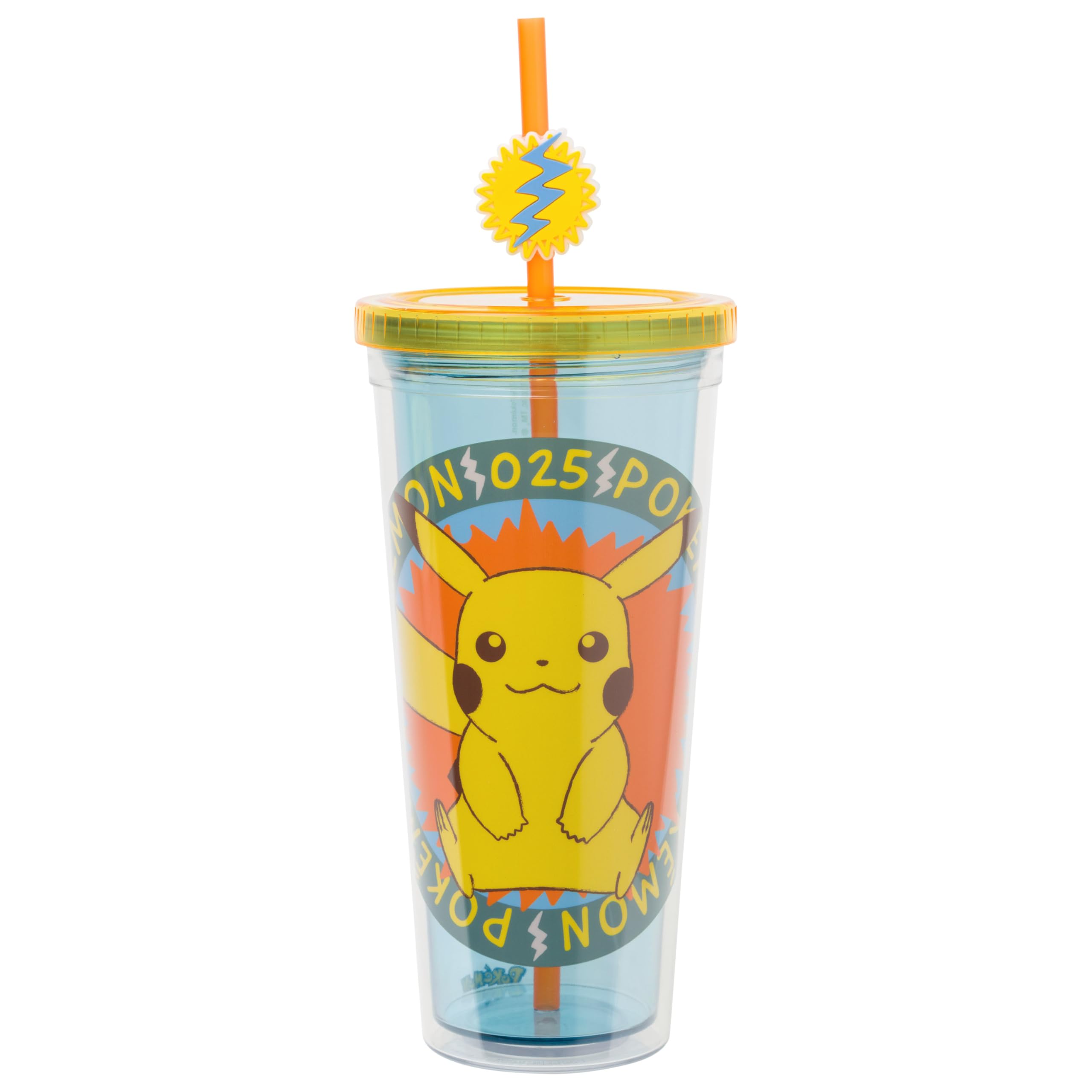 Amazon.com | Silver Buffalo Pokemon 025 Pikachu Plastic Cold Cup