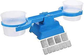 ibasenice 1 Conjunto De Equipamentos De Laboratório Balança De Ensino Em Sala De Aula Balança De Equilíbrio Para Estudantes Balde De Plástico Simples Balança De Equilíbrio Para Escola