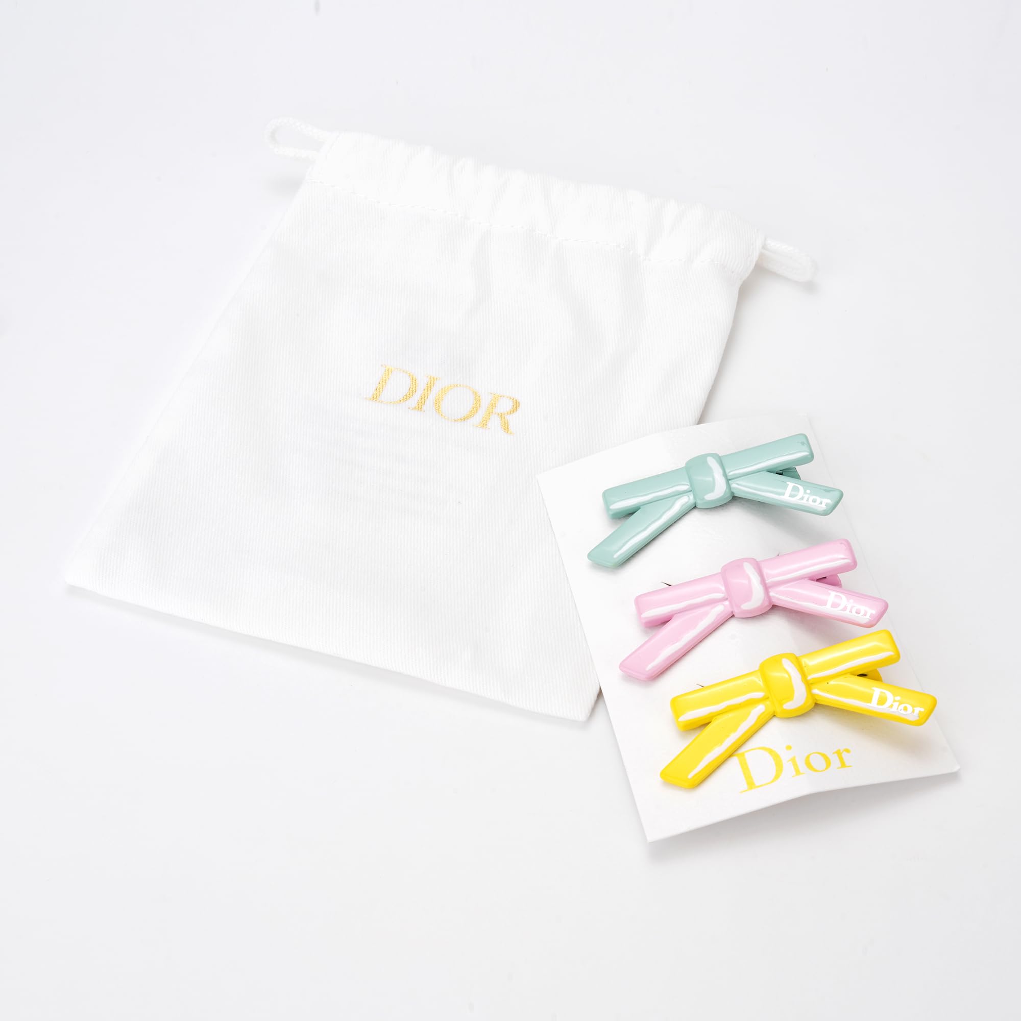 Amazon | 【3個セット】DIOR ディオール ヘア クリップ ヘアピン 髪