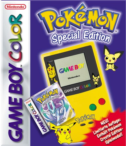 Pokemon Game Boy Bundle: Pokemon Hardware Special Edition + Pokemon Crystal